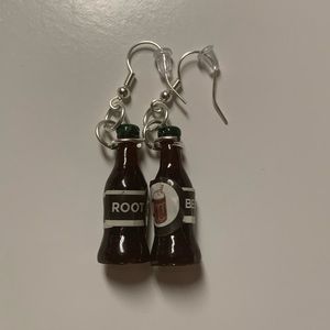 Root Beer Dangle Earrings!